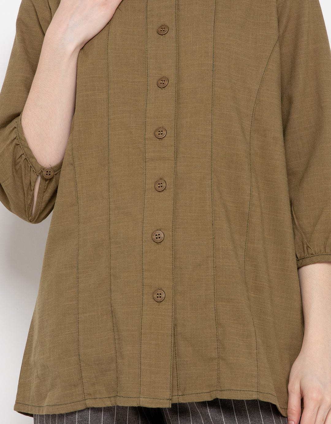 Simplicity Big Button Blouse 32Ee2Ol0L1908