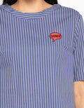 Minimal Bang Stripe Dress