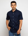 Triple Kemeja Lengan Pendek Slim Fit (Ss 416 Dgr)