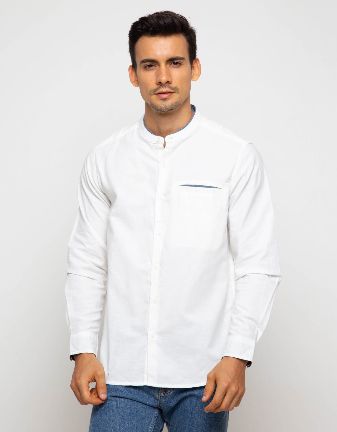 Triple Long Sleeve Koko Shirt Regular Fit (Ls Kk 351-Wht)