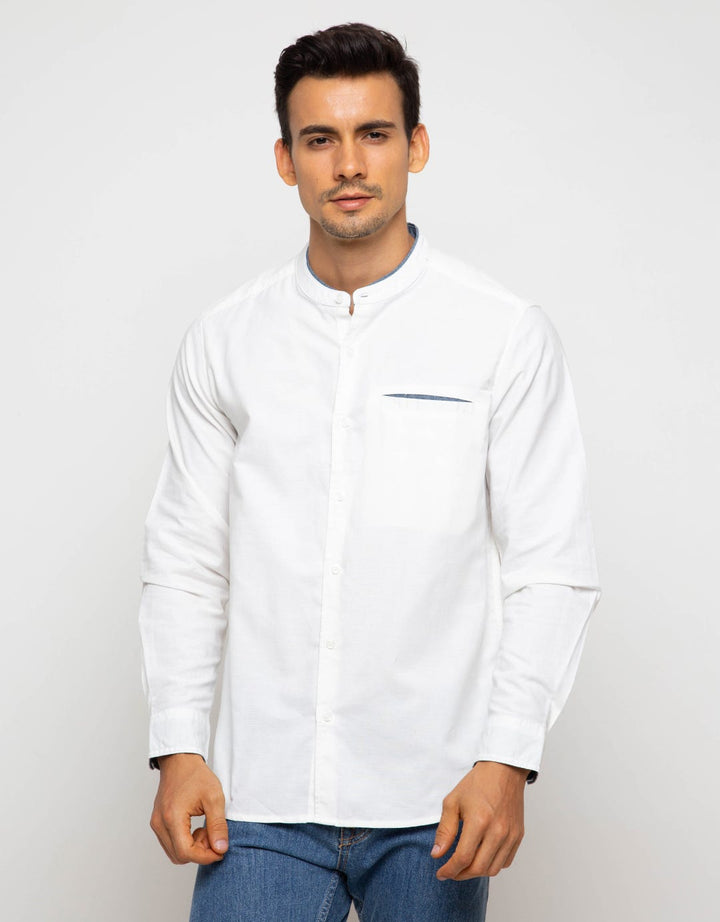 Triple Long Sleeve Koko Shirt Regular Fit (Ls Kk 351-Wht)