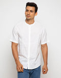 Triple Kemeja Koko Lengan Pendek Slim Fit (Ss Kk 431 Wht)