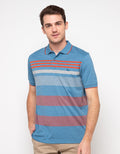Walrus Men's Polo Shirt Striped Motif (Salur) T12083S