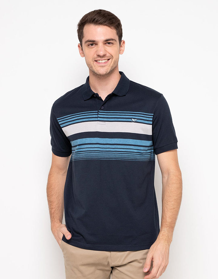Walrus Kaos Polo Pria Motif Garis ( Salur ) T12085N
