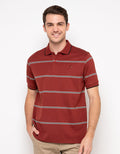Walrus Kaos Polo Pria Motif Garis (Salur) T12099R