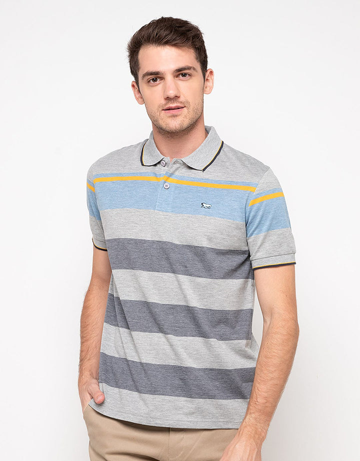 Walrus Kaos Polo Pria Motif Garis (Salur) T12105A