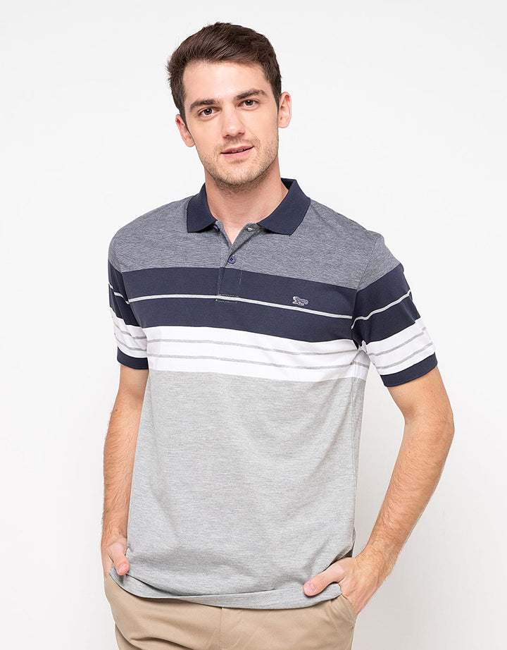 Walrus Men's Polo Shirt Striped Motif (Stripes) T12107A
