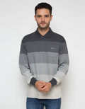 Hassenda Striped Button Up T-Shirt