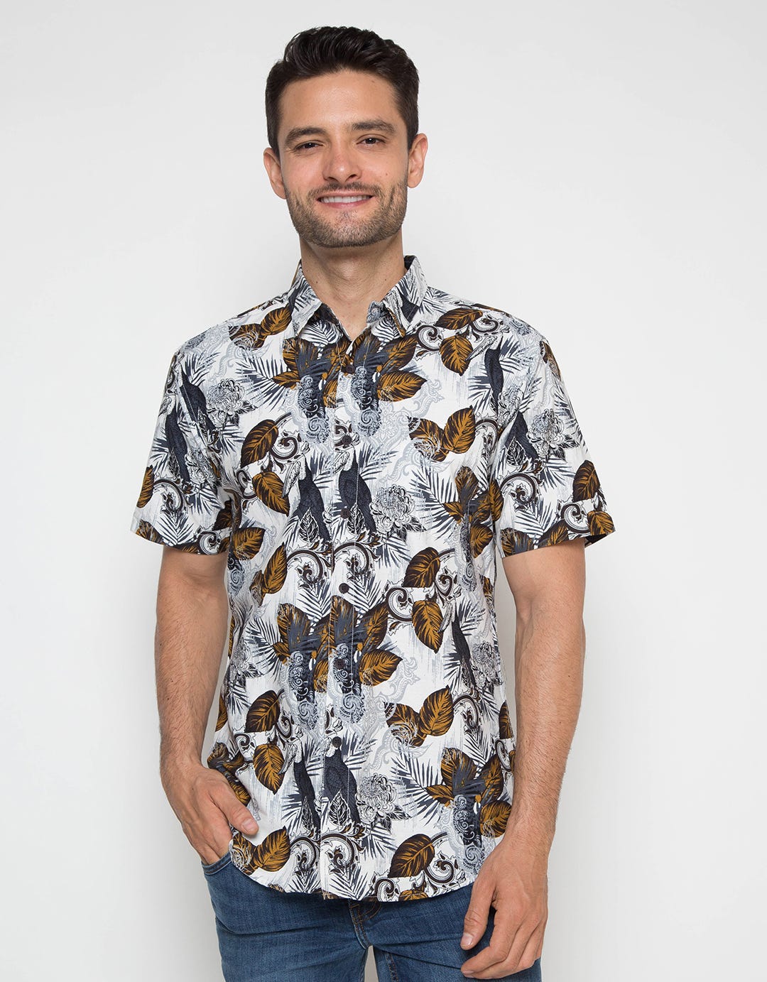 SCOTCH Kemeja Printing Leaf Two 15847-9656002
