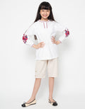 Cardinal Kids Girl Embroidery Flower Blouse