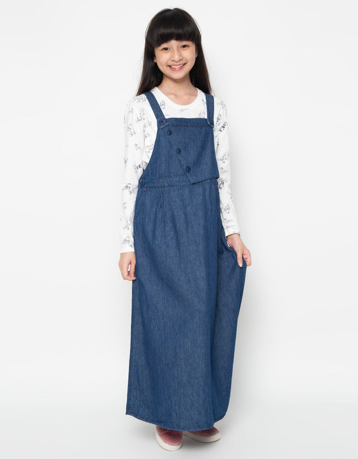 Cardinal Kids Girl Triple Button Overall