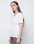 SS BLOUSE TOP WOVEN