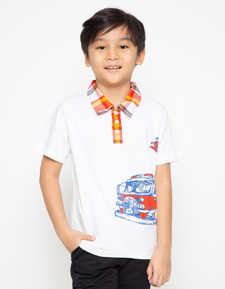 Appleberry Boys Square Collar Top