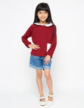 Appleberry Girls Pocket Top
