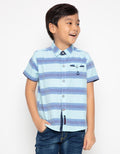 Osella Kemeja Lengan Pendek Stripe Anak Laki-Laki