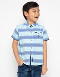 Osella Kemeja Lengan Pendek Stripe Anak Laki-Laki