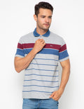 Walrus Men's Polo Shirt Striped Motif (Stripes) T11801A