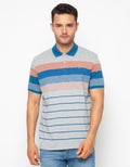 Walrus Kaos Polo Pria Motif Garis (Salur) T12087A