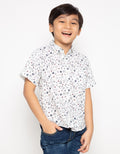COOL BOY Kemeja Printing Owl