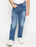 COOL BOY Denim Stretch Long Pants