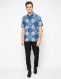 Bali Lestari Kemeja Batik Lengan Pendek Pria