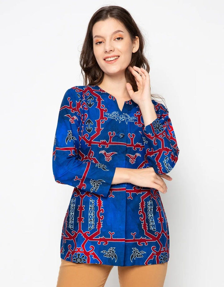 Bali Lestari Blouse Kancing Katun Wanita