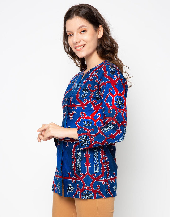 Bali Lestari Blouse Kancing Katun Wanita