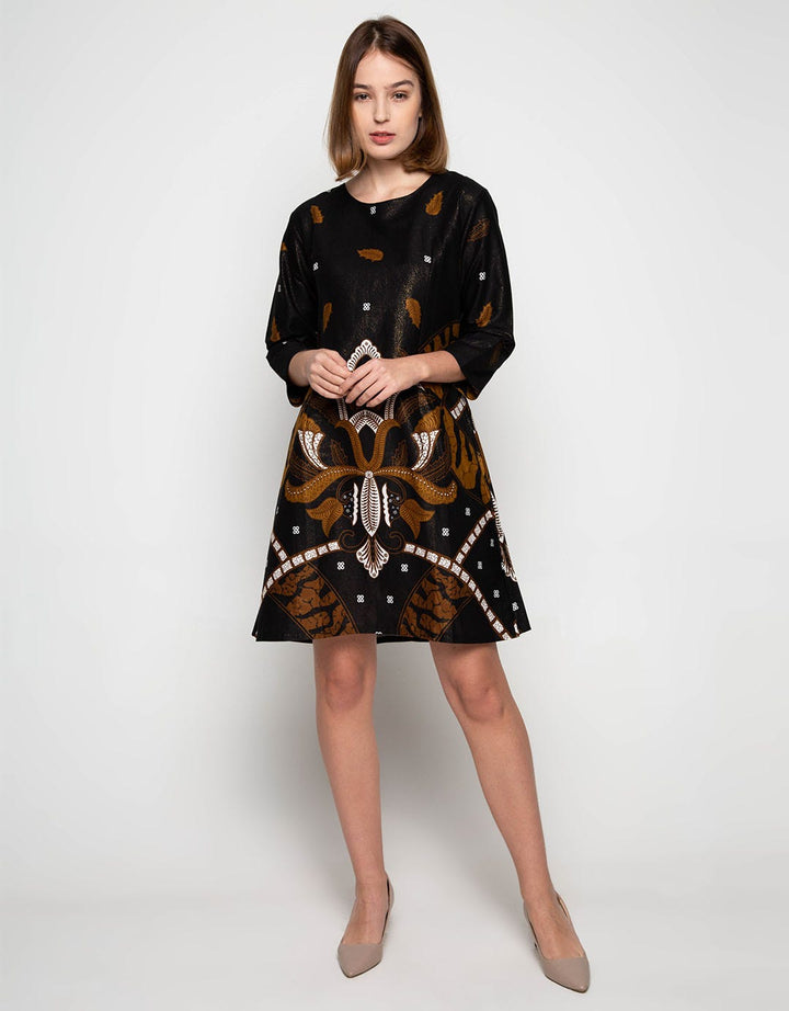 Bali Lestari Women's Full Print Cotton Foil Blouse