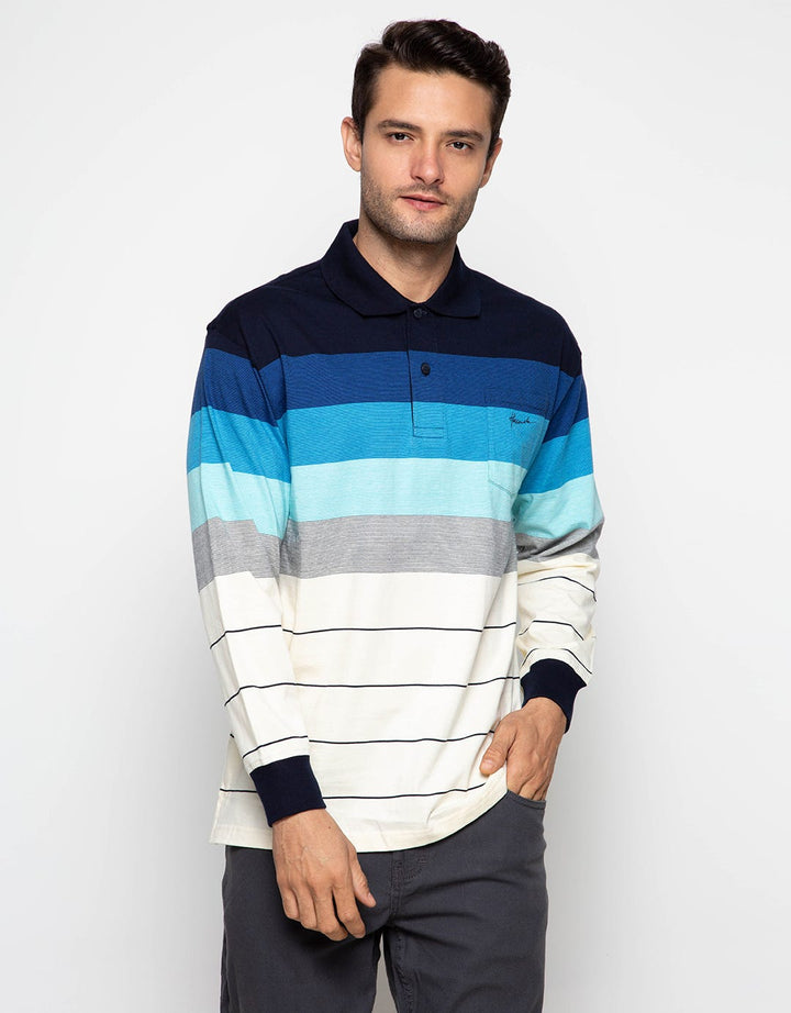Hassenda Striped Chest Pocket T-Shirt