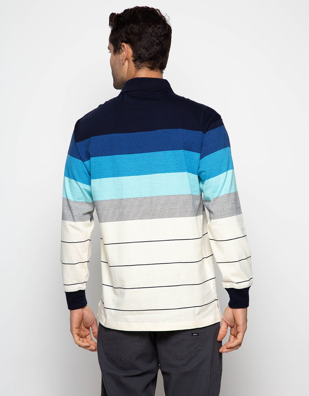Hassenda Striped Chest Pocket T-Shirt