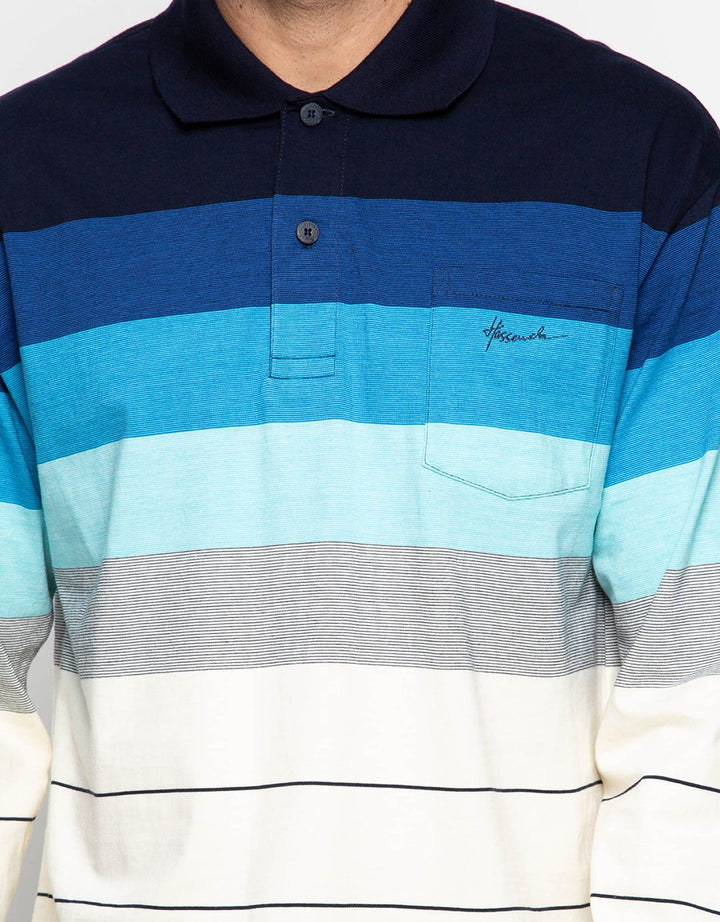 Hassenda Striped Chest Pocket T-Shirt