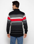 Hassenda Kaos Salur Pirnt Lengan Panjang
