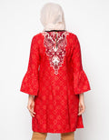 Arjuna Weda Tunik Batik Sentadu Kembang