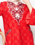 Arjuna Weda Tunik Batik Sentadu Kembang