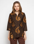 Arjuna Weda Blouse Batik Background Truntum