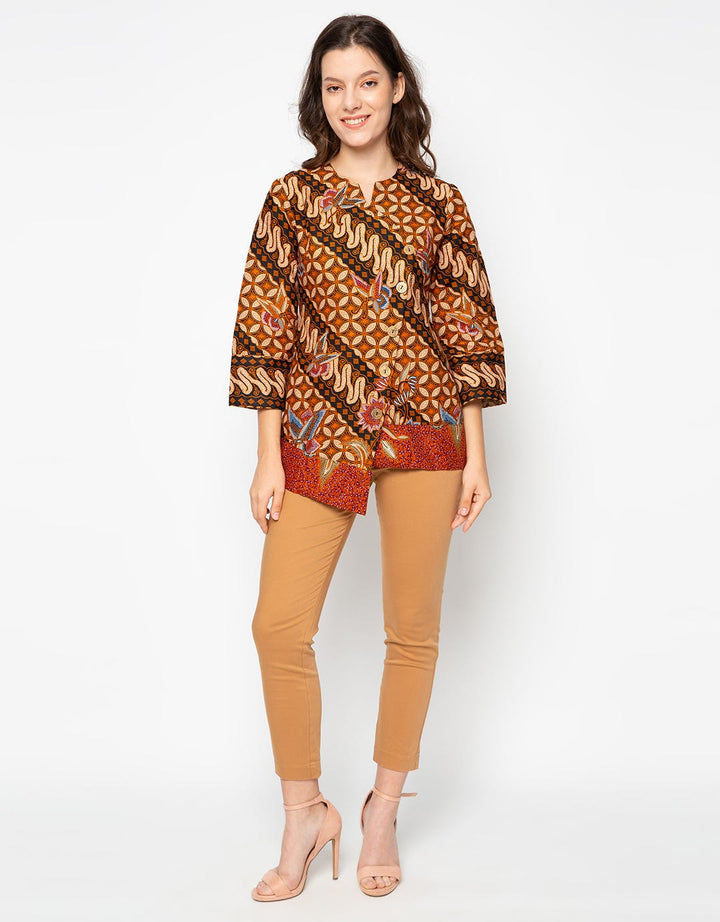 Adikusuma Batik Blouse Parang Matahari 