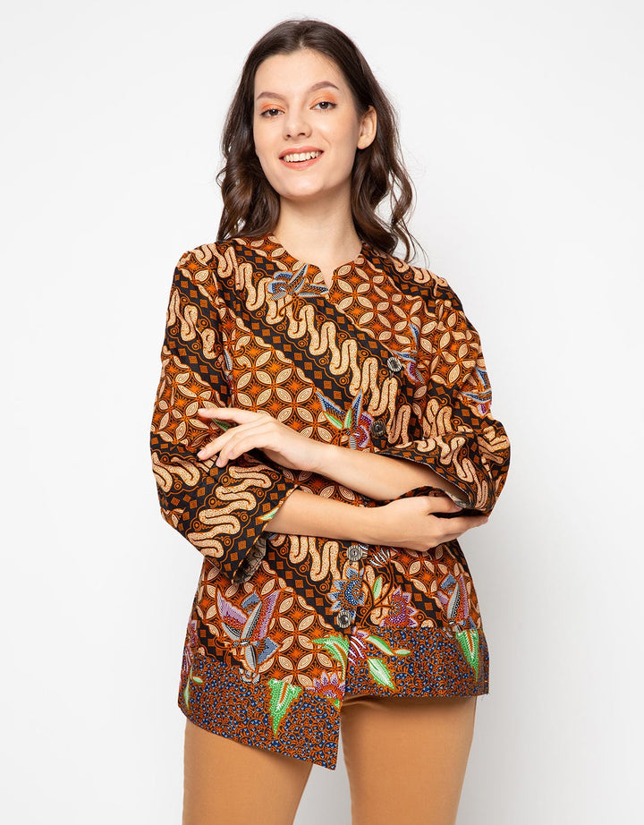 Adikusuma Batik Blouse Parang Matahari 