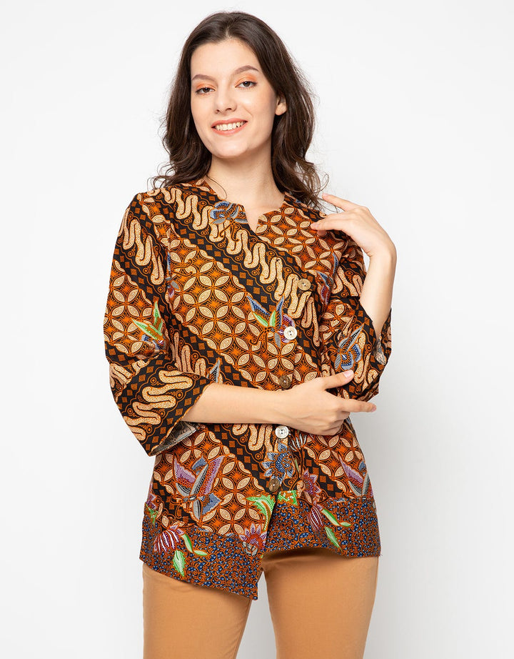 Adikusuma Batik Blouse Parang Matahari 