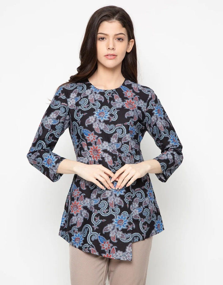 Adikusuma Batik Blouse with Rays of Light