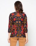 Adikusuma Blouse with Sweet Leaf Batik