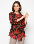 Adikusuma Blouse with Sweet Leaf Batik