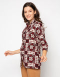 Adikusuma Batik Kawung Concrete Blouse