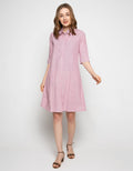 Puricia Dress Kasual Lengan Panjang