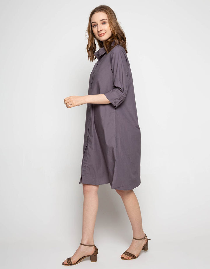 Puricia Dress Kemeja Lengan Panjang