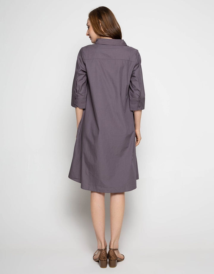 Puricia Dress Kemeja Lengan Panjang