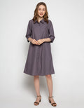 Puricia Dress Kemeja Lengan Panjang