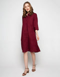 Puricia Dress Kemeja Lengan Panjang