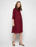 Puricia Dress Kemeja Lengan Panjang
