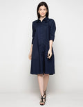 Puricia Dress Kemeja Polos