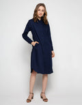 Puricia Button Dress Kemeja